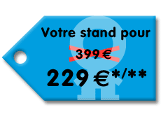 votre stand pour 299&euro;*