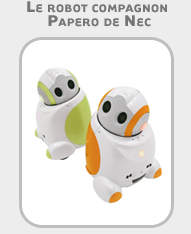 Le robot compagnon Papero de Nec