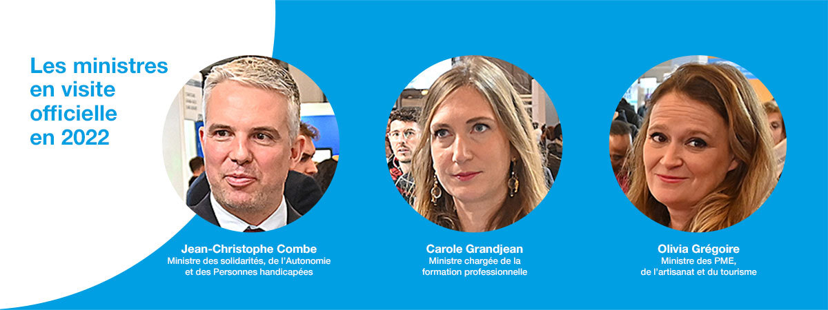 Les ministres en visite officielle en 2022